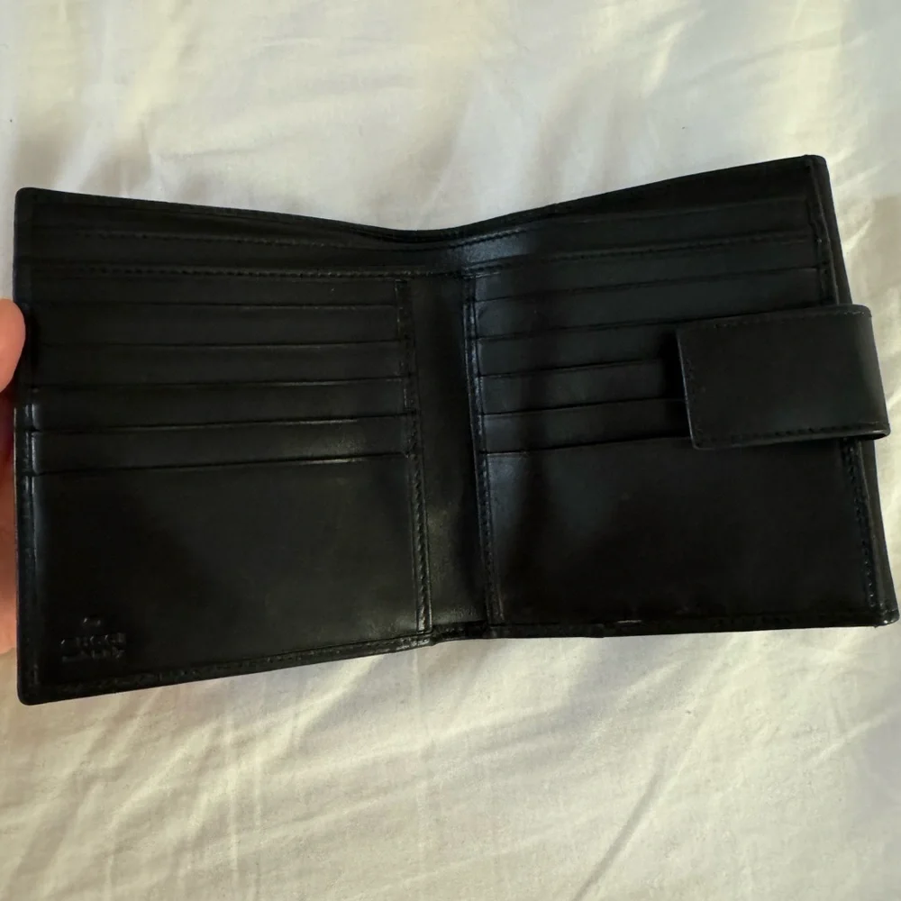 Authentic Gucci GG logo canvas Black leather Wallet - Picture 7 of 15